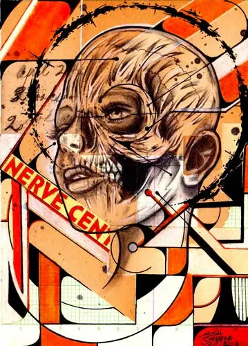 Black Market Art Company Nerve Center Print - Black Market Art Company - Flyclothing LLC