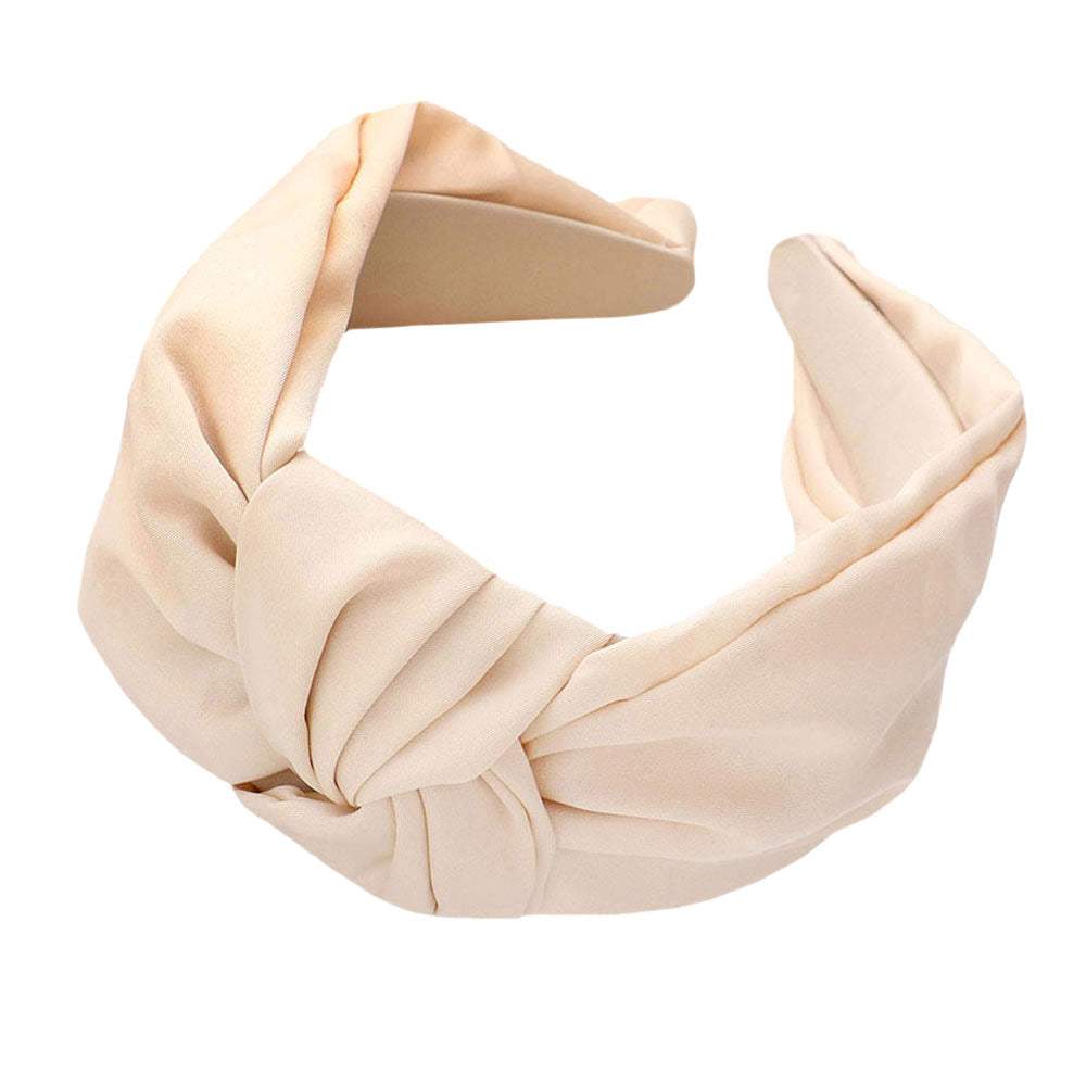 Beautiful Solid Knot Burnout Headband - Madeline Love - Flyclothing LLC