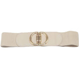Double Half Open Circle Buckle Stretch Belt - Madeline Love - Flyclothing LLC