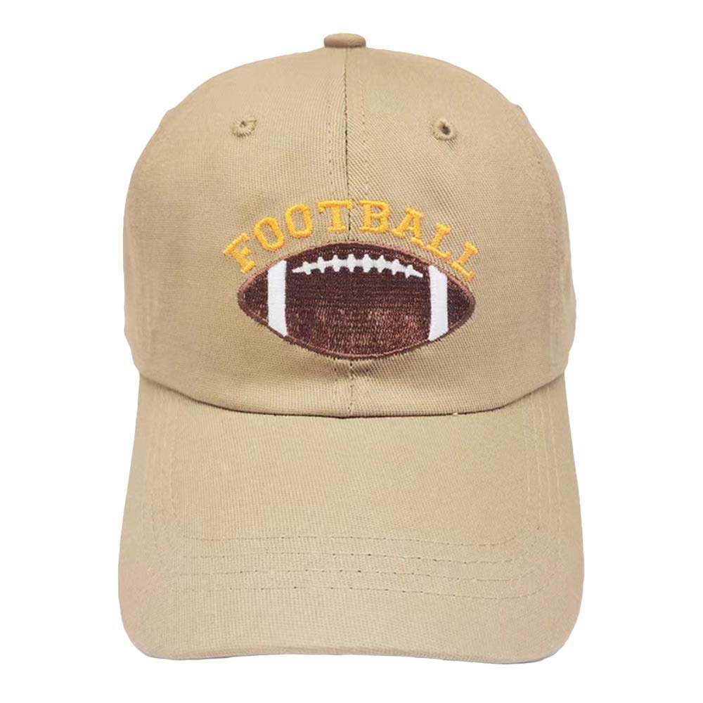 Football Message Baseball Cap - Madeline Love - Flyclothing LLC