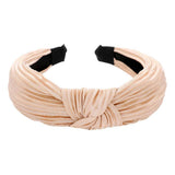 Pleated Knot Burnout Headband - Madeline Love - Flyclothing LLC