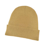 Solid Knit Beanie Hat - Madeline Love - Flyclothing LLC