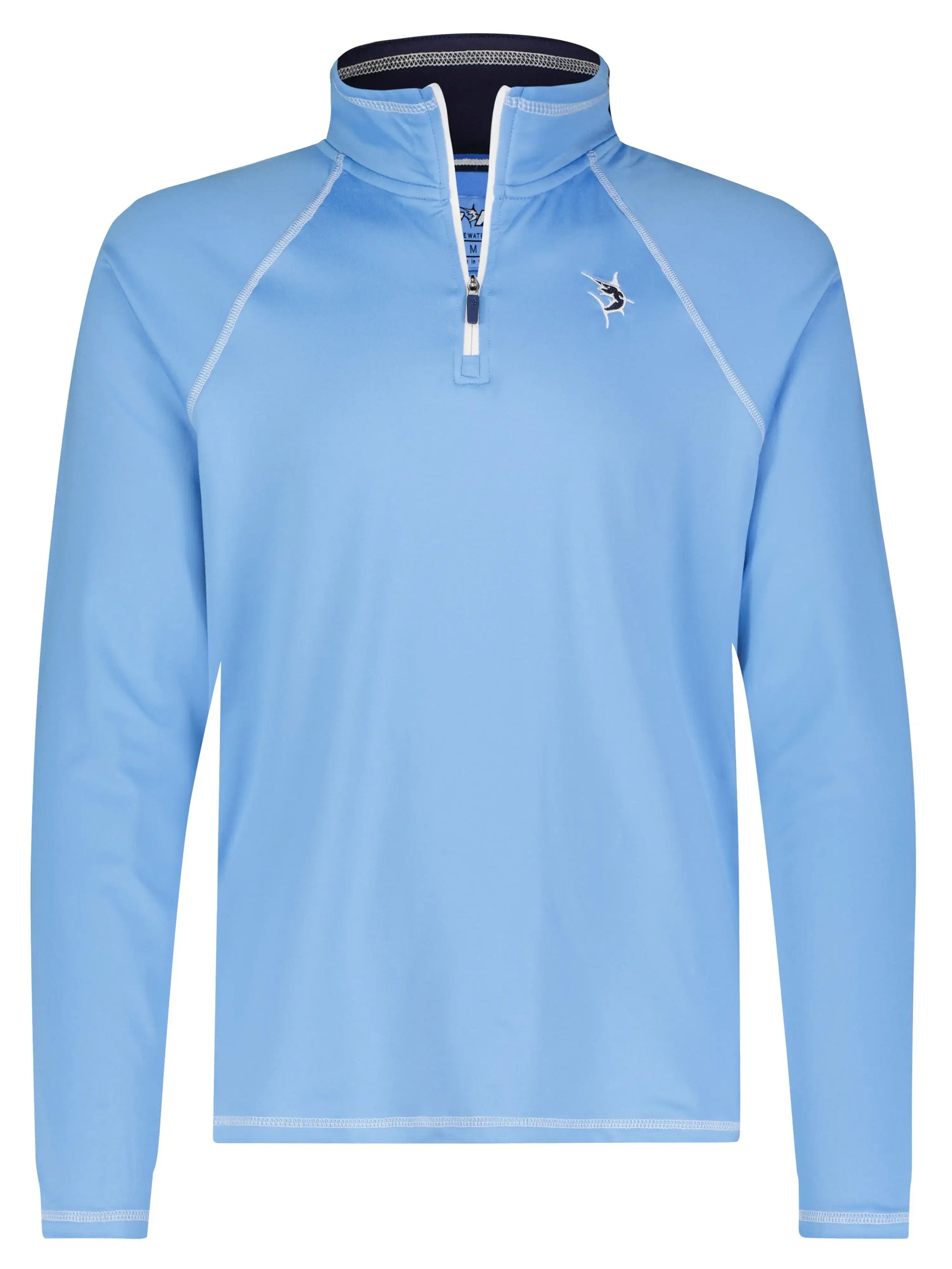 New Harbor Quarter Zip Effortless Comfort - White Water Life - Flyclothing LLC