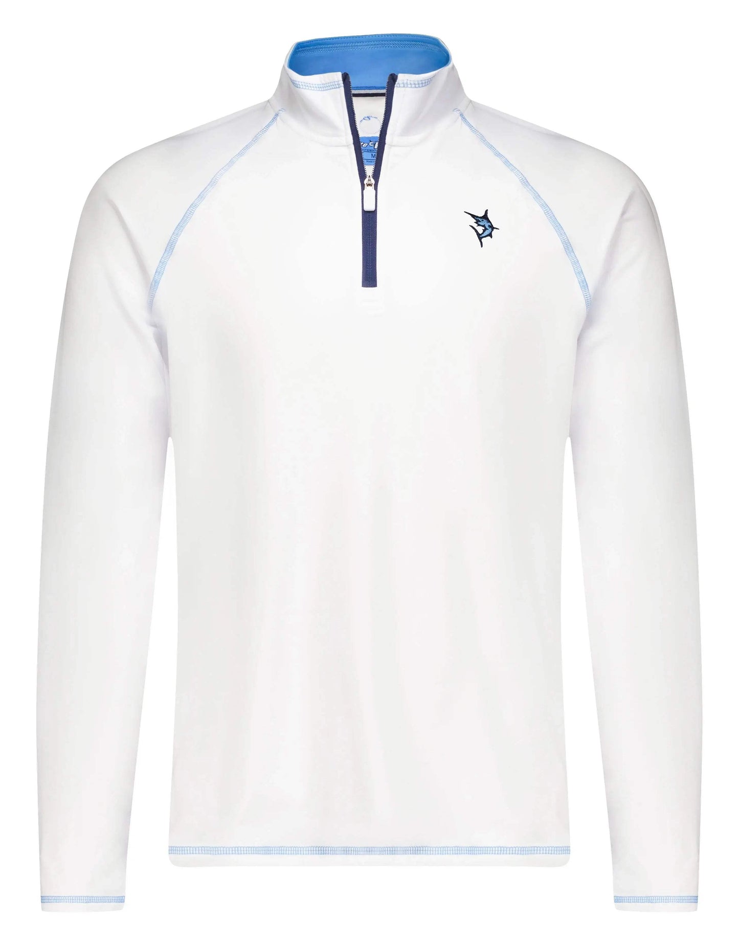 New Harbor Quarter Zip Effortless Comfort - White Water Life - Flyclothing LLC