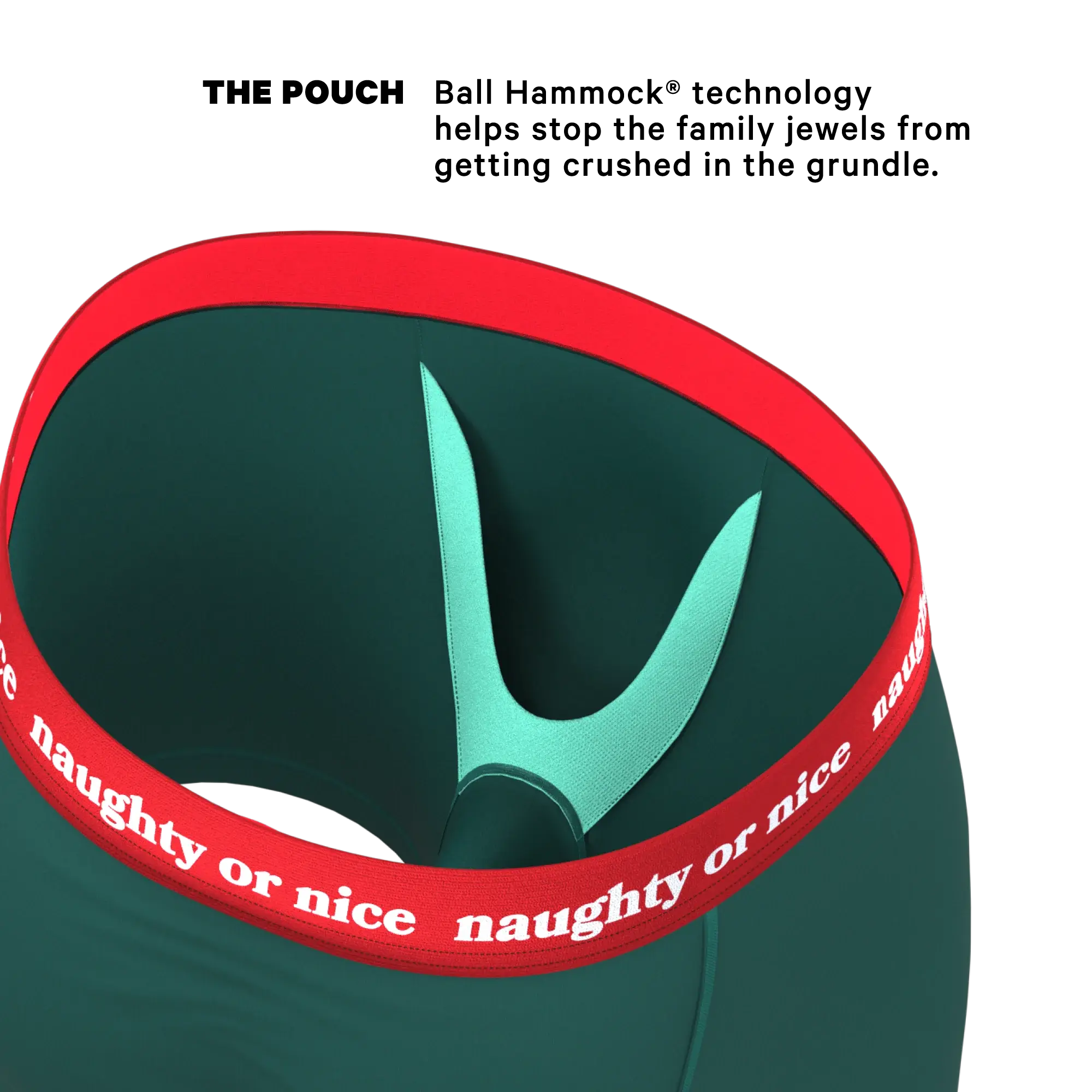 The Nice List | Flirty Waistband Ball Hammock® Pouch Underwear - Shinesty - Flyclothing LLC