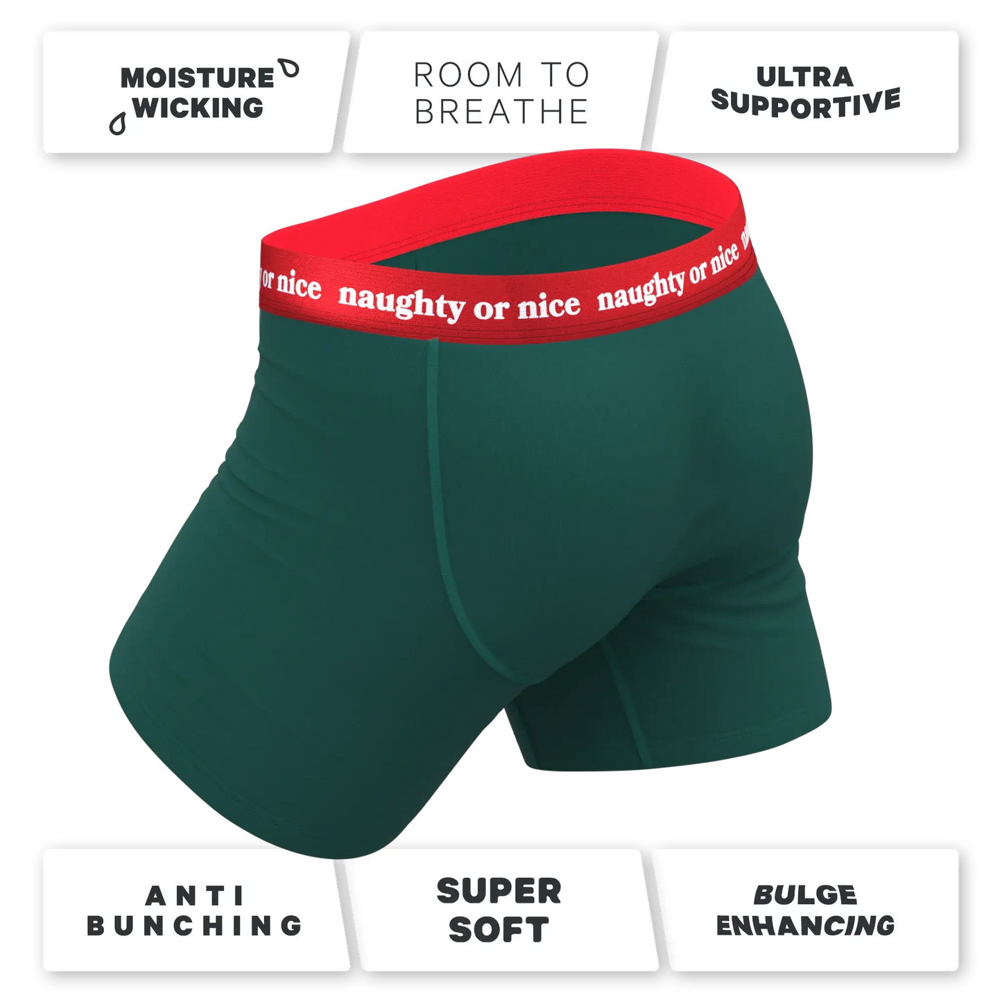 The Nice List | Flirty Waistband Ball Hammock® Pouch Underwear - Shinesty - Flyclothing LLC