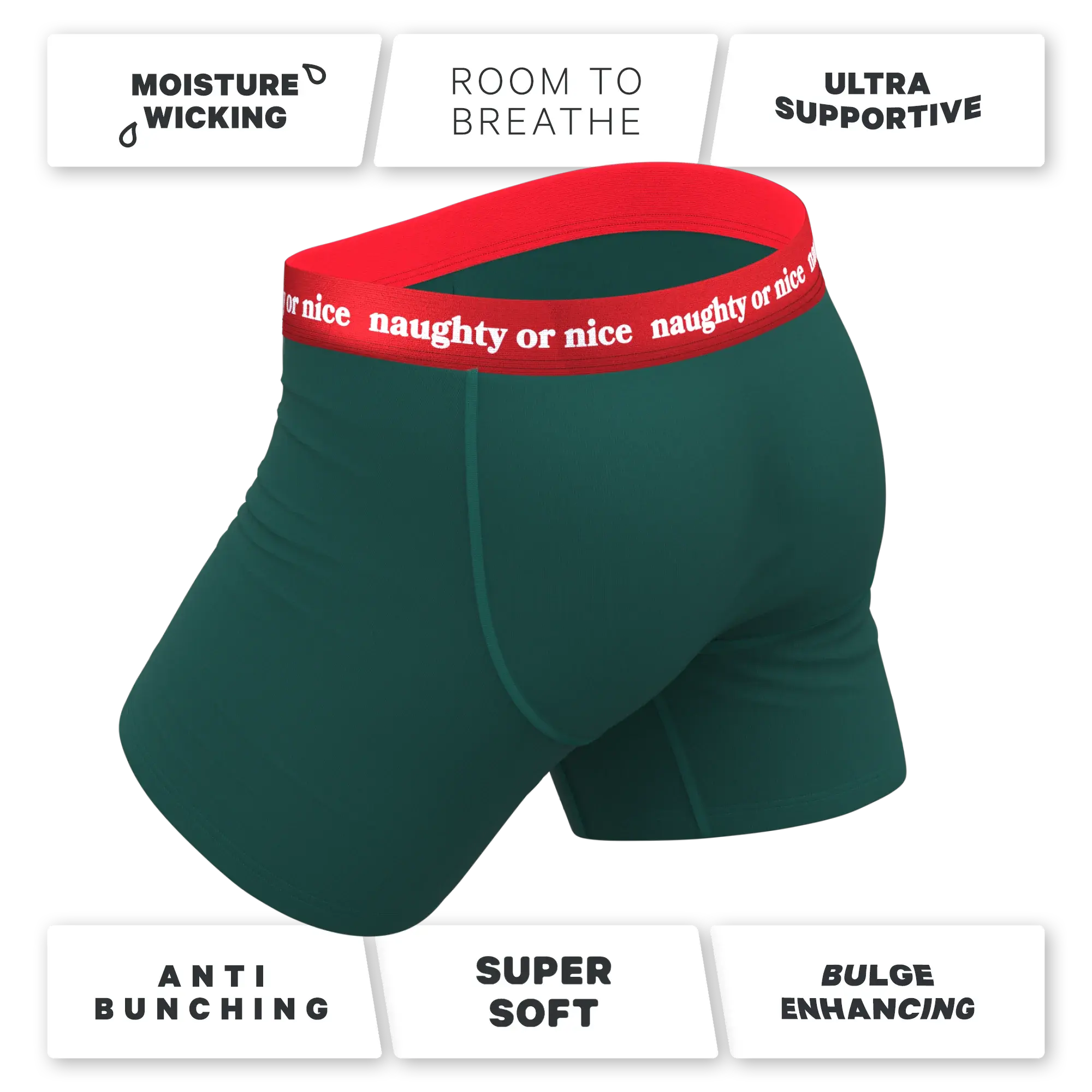 The Nice List | Flirty Waistband Ball Hammock® Pouch Underwear - Shinesty - Flyclothing LLC