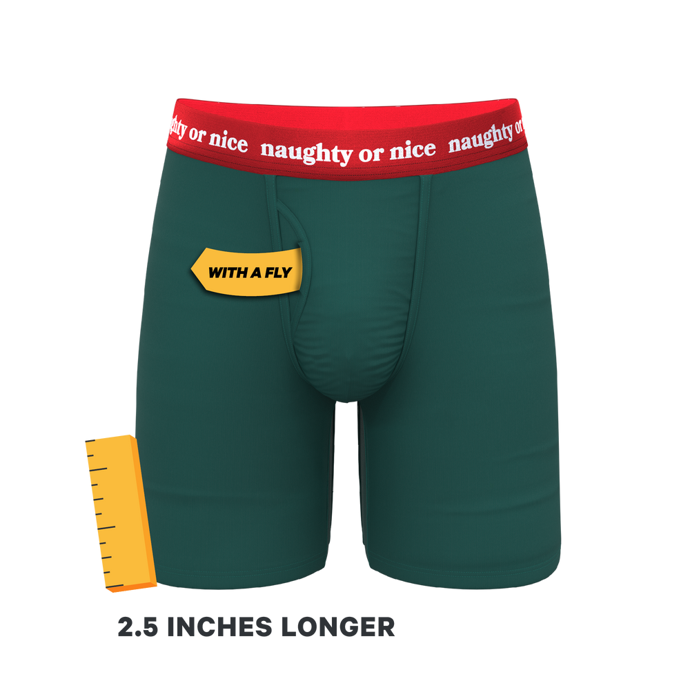 The Nice List | Flirty Waistband Long Leg Ball Hammock® Pouch Underwear With Fly - Shinesty - Flyclothing LLC