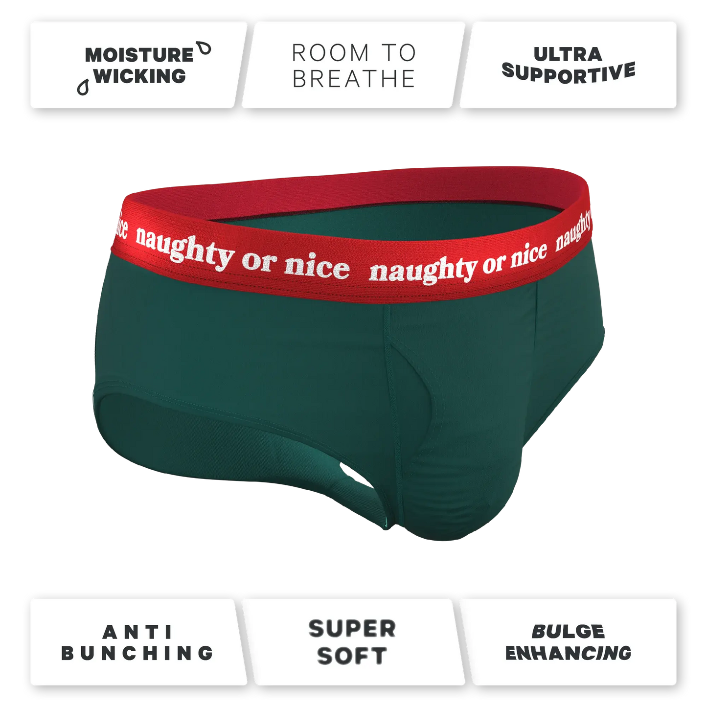 The Nice List | Flirty Waistband Ball Hammock® Pouch Underwear Briefs - Shinesty - Flyclothing LLC