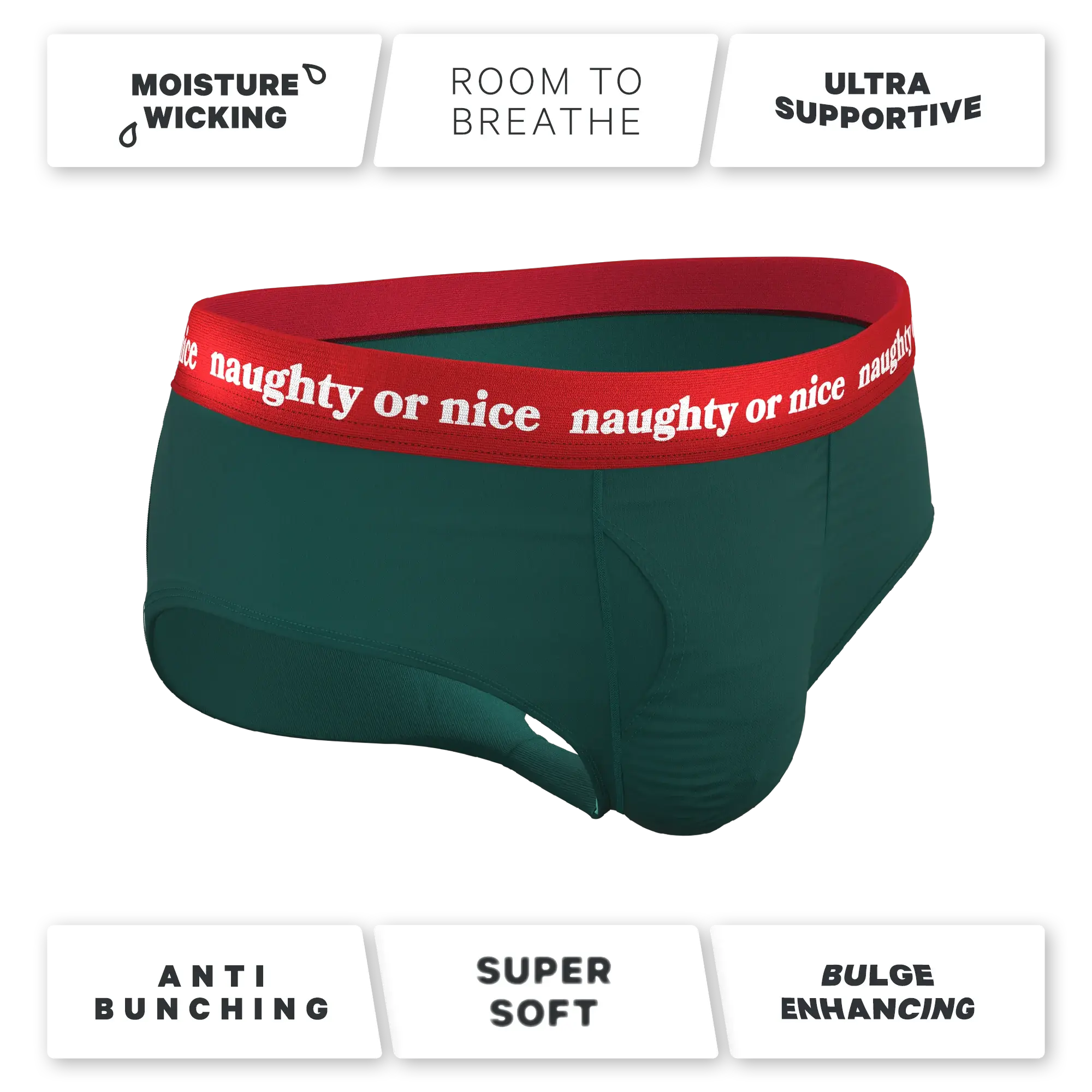 The Nice List | Flirty Waistband Ball Hammock® Pouch Underwear Briefs - Shinesty - Flyclothing LLC