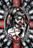 Black Market Art Company Night Nurse Print