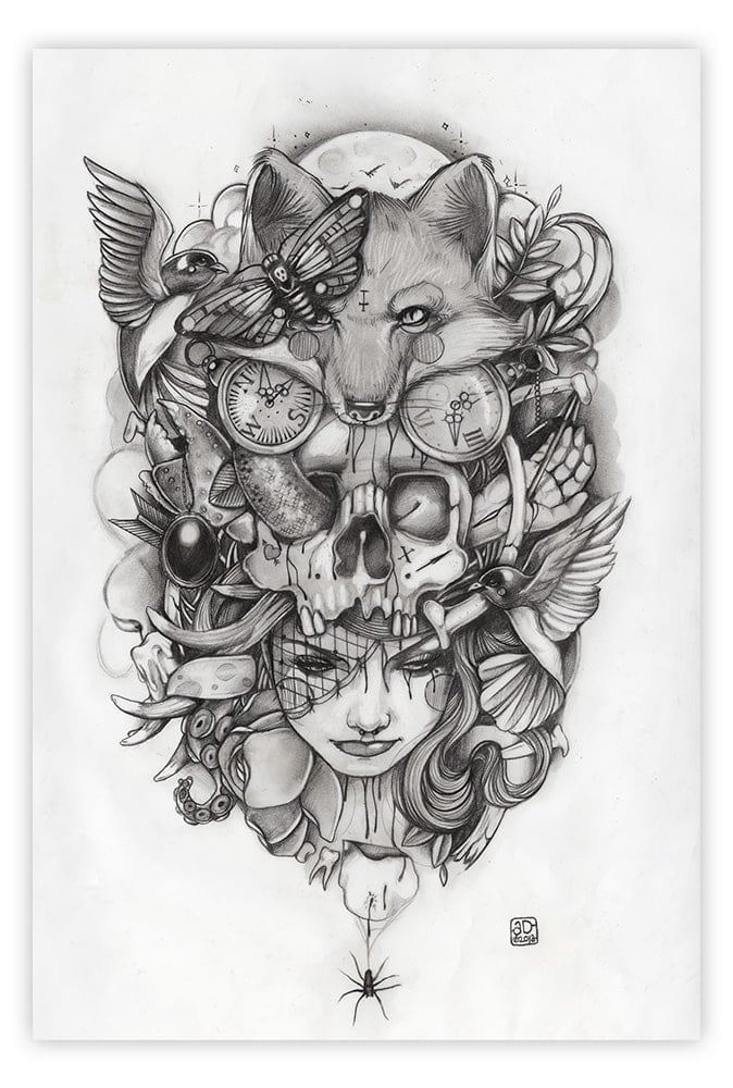 Black Market Art Company Night Terror Print