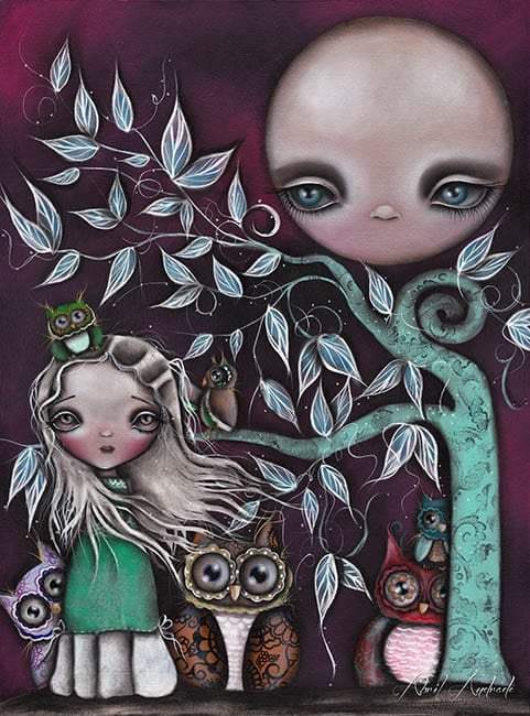 Black Market Art Company Night Creatures Print - Black Market Art Company - Flyclothing LLC