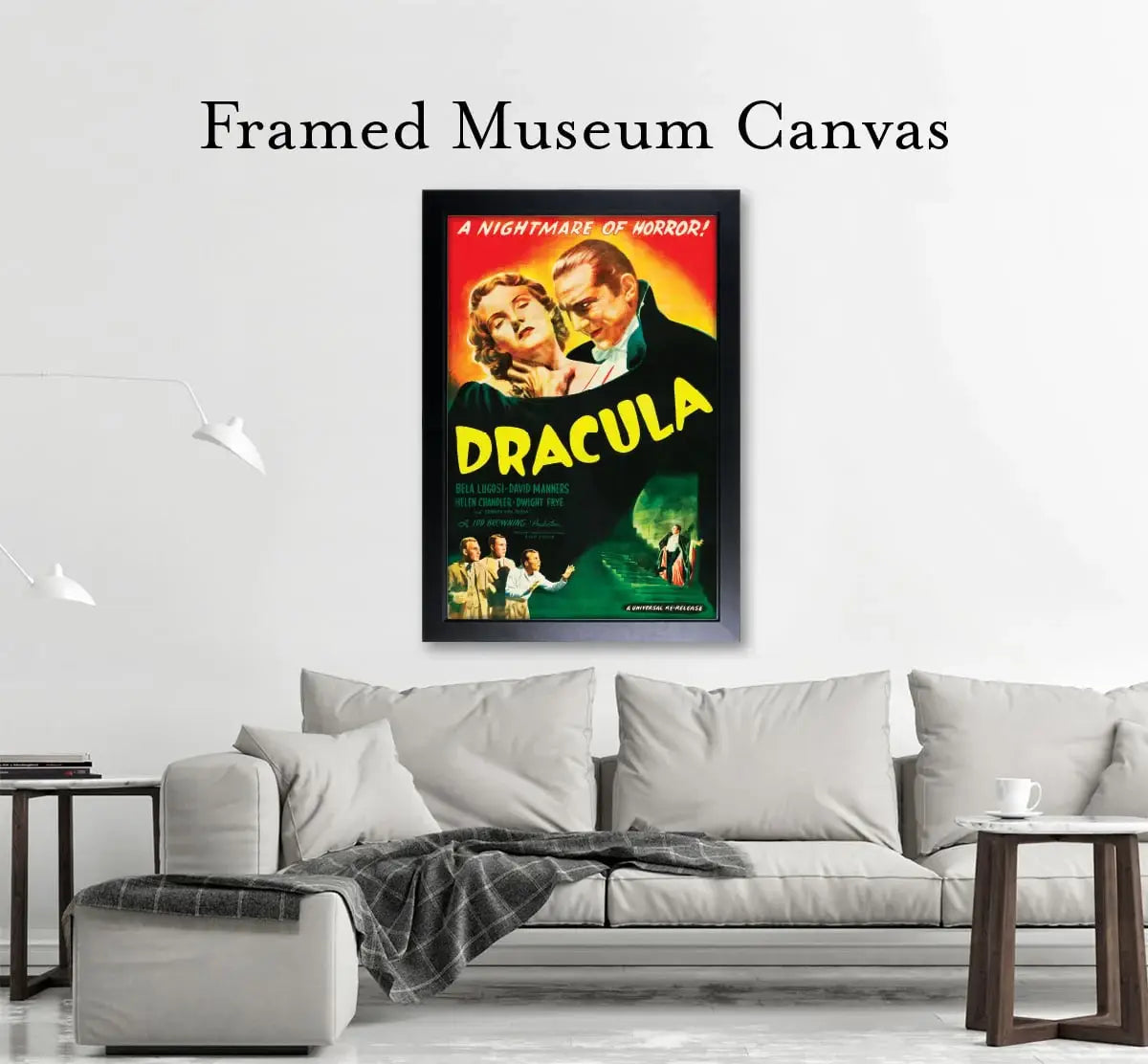 Black Market Art Company Nightmare of Horror & Dracula Movie Poster Print - Black Market Art Company - Flyclothing LLC