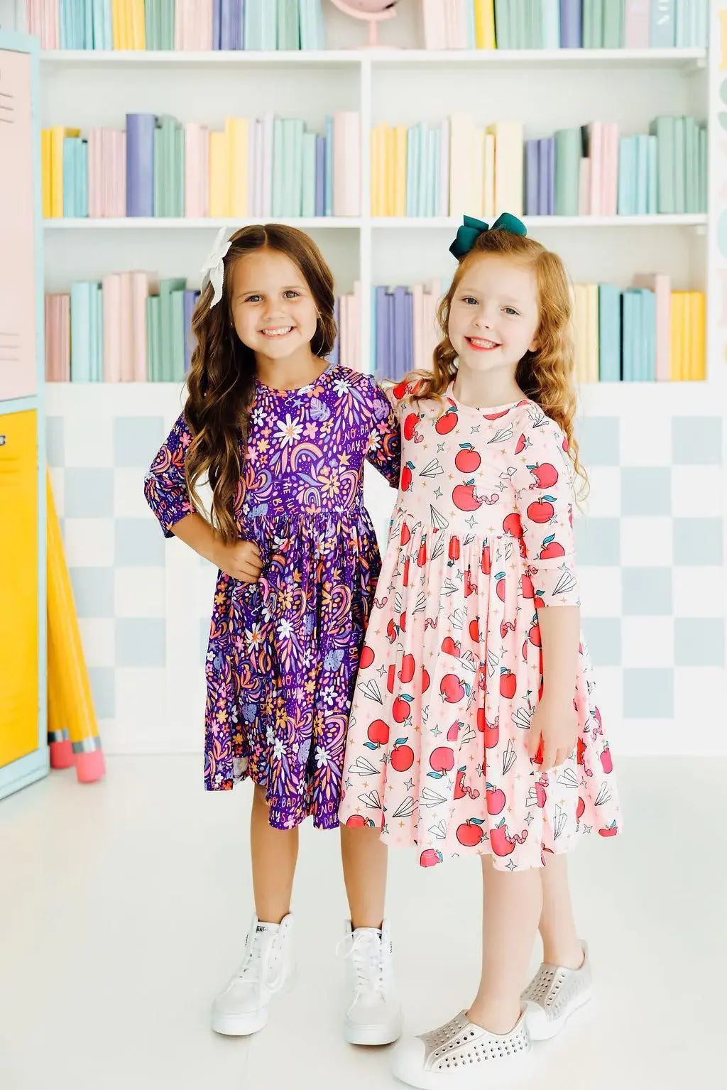 No Bad Days 3/4 Sleeve Pocket Twirl Dress - Mila & Rose ® - Flyclothing LLC