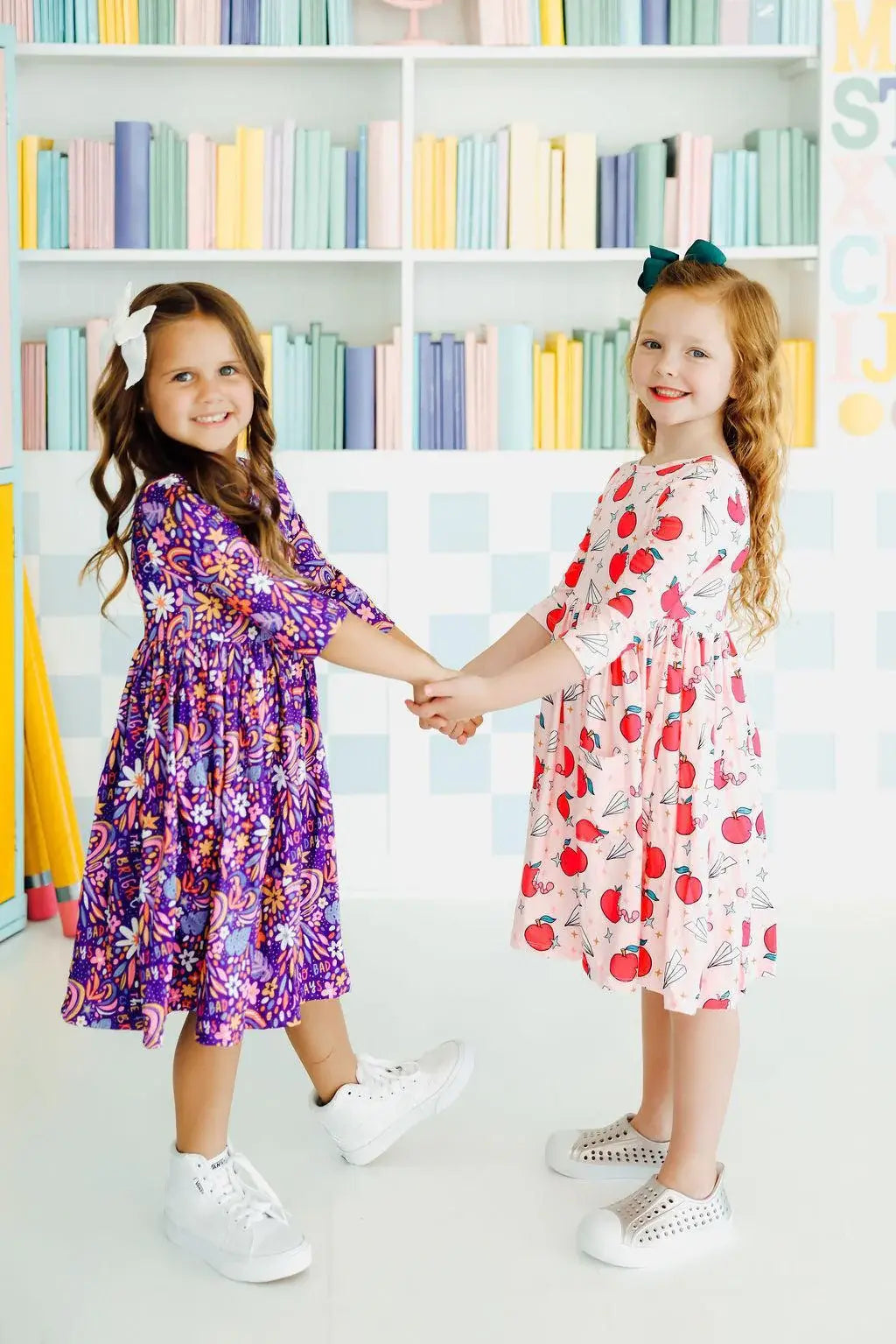 No Bad Days 3/4 Sleeve Pocket Twirl Dress - Mila & Rose ® - Flyclothing LLC