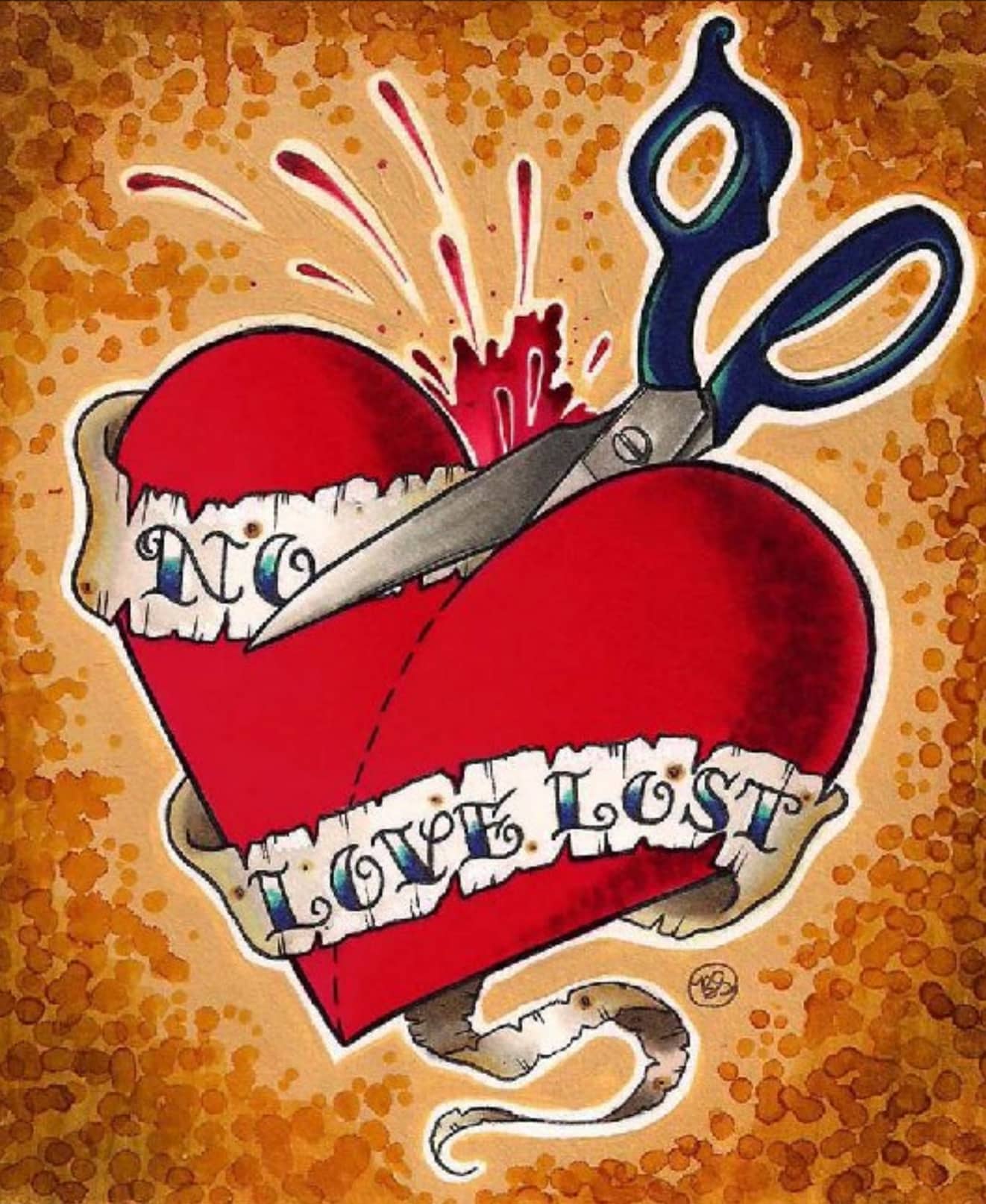 Black Market Art Company No Love Lost Print - Black Market Art Company - Flyclothing LLC
