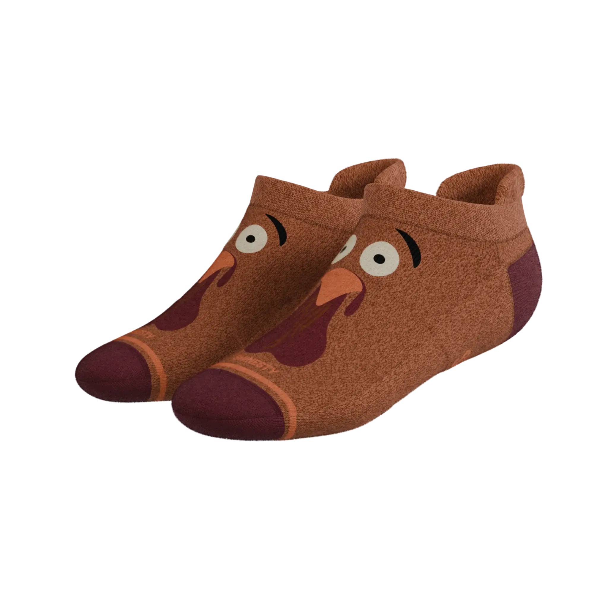 The No Leftovers | Thanksgiving Turkey Heel Hammock™ Ankle Socks - Shinesty - Flyclothing LLC