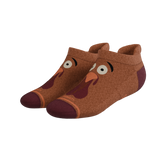 The No Leftovers | Thanksgiving Turkey Heel Hammock™ Ankle Socks