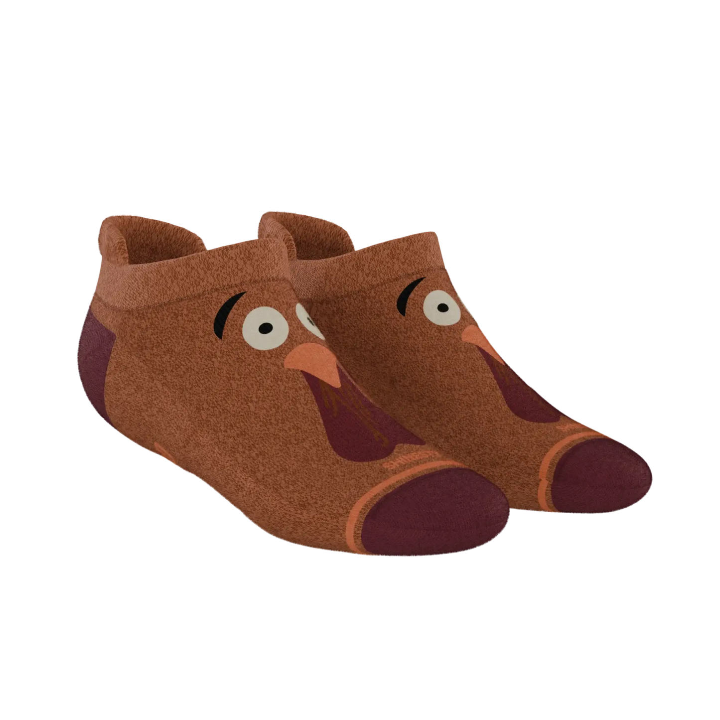 The No Leftovers | Thanksgiving Turkey Heel Hammock™ Ankle Socks - Shinesty - Flyclothing LLC