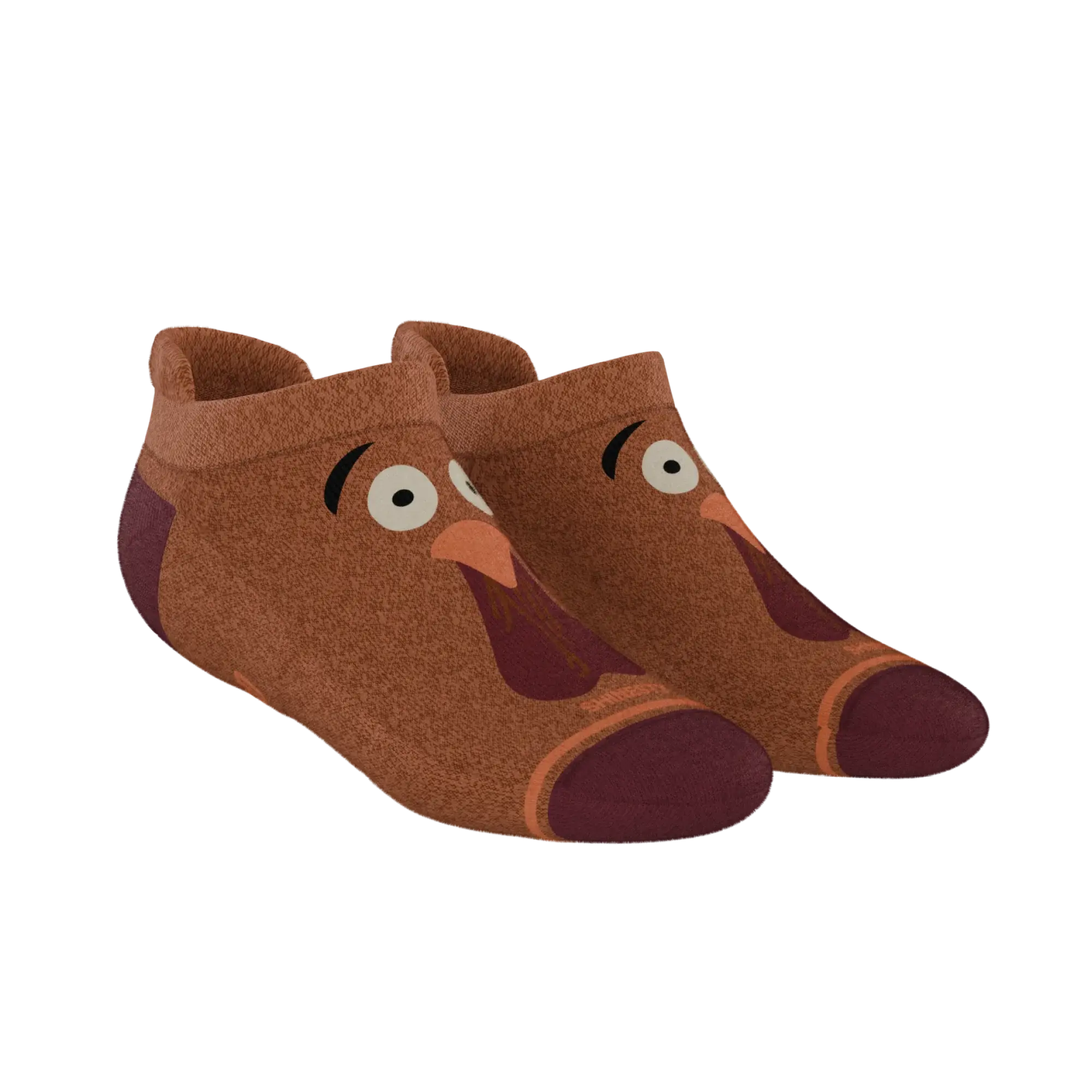The No Leftovers | Thanksgiving Turkey Heel Hammock™ Ankle Socks - Shinesty - Flyclothing LLC