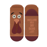 The No Leftovers | Thanksgiving Turkey Heel Hammock™ Ankle Socks - Shinesty - Flyclothing LLC