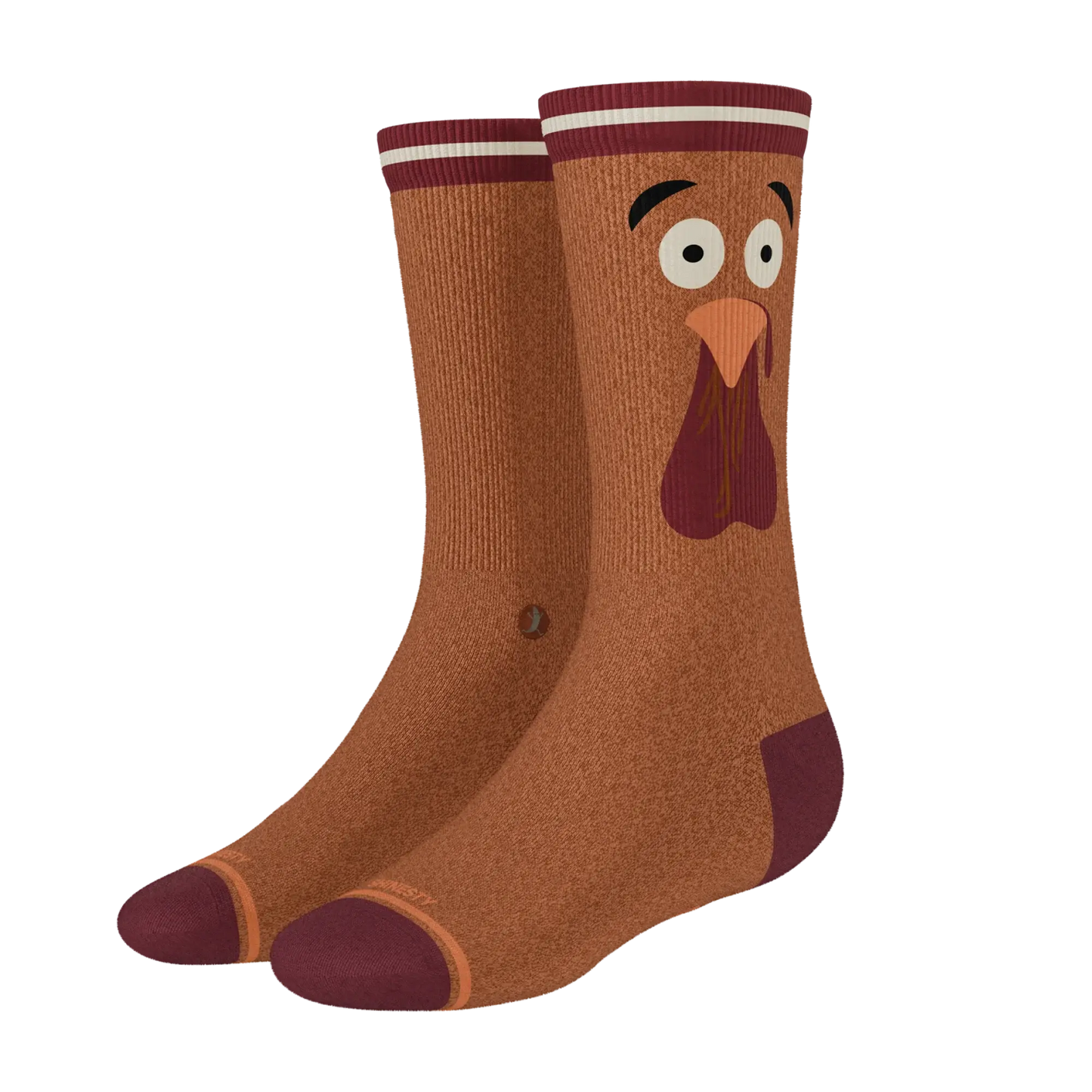 The No Leftovers | Thanksgiving Turkey Heel Hammock™ Crew Socks - Shinesty - Flyclothing LLC