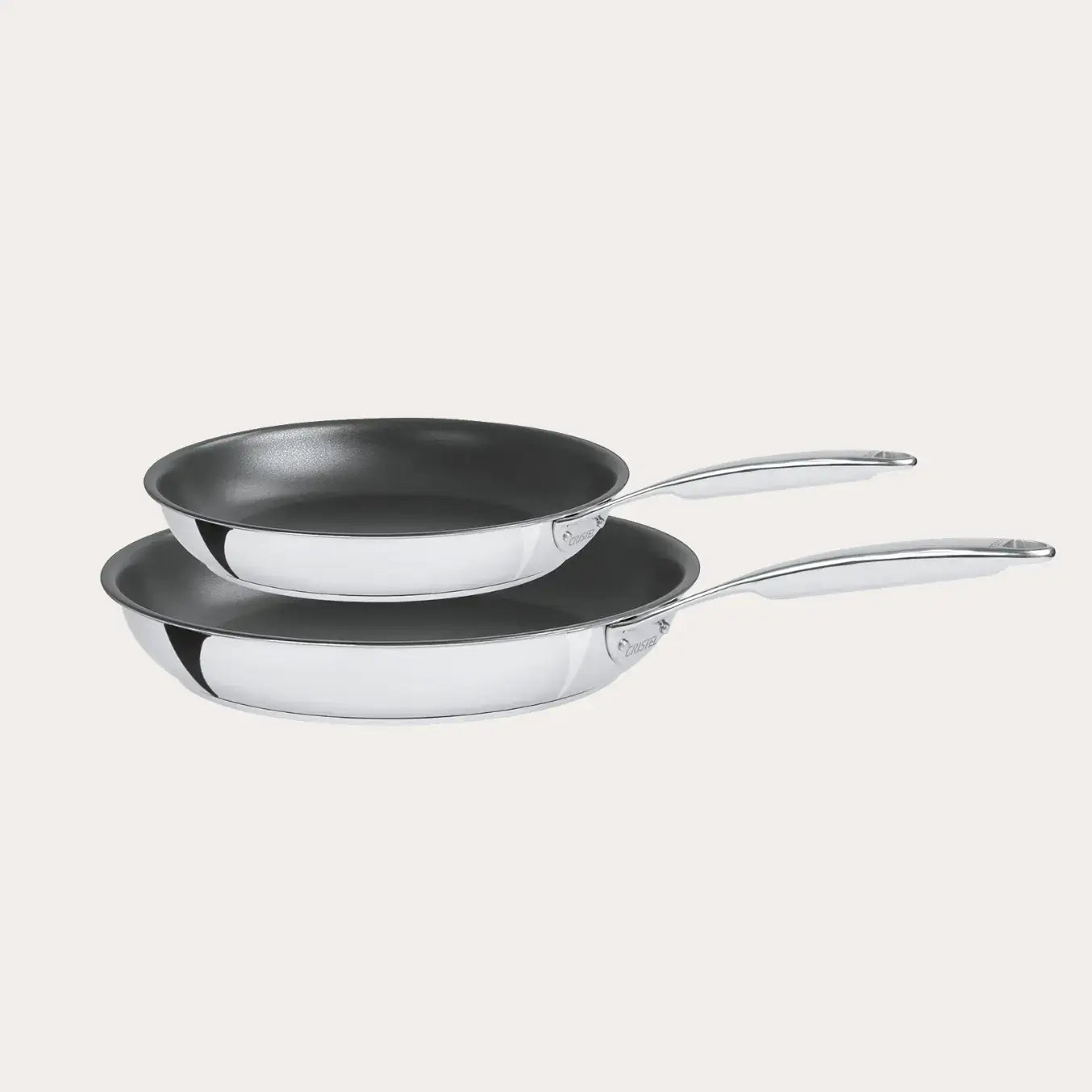 Set of 2 Non-Stick Frying Pans - CRISTEL USA - Flyclothing LLC