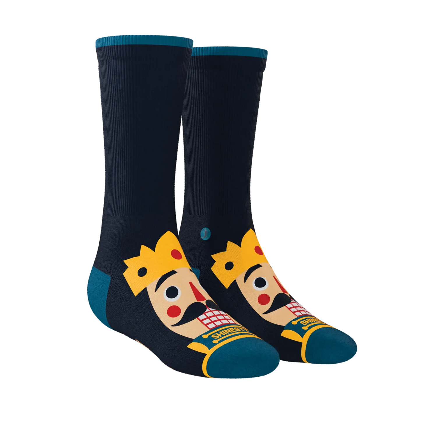 The Nut King | Nutcracker Heel Hammock™ Crew Socks - Shinesty - Flyclothing LLC