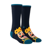 The Nut King | Nutcracker Heel Hammock™ Crew Socks - Shinesty - Flyclothing LLC