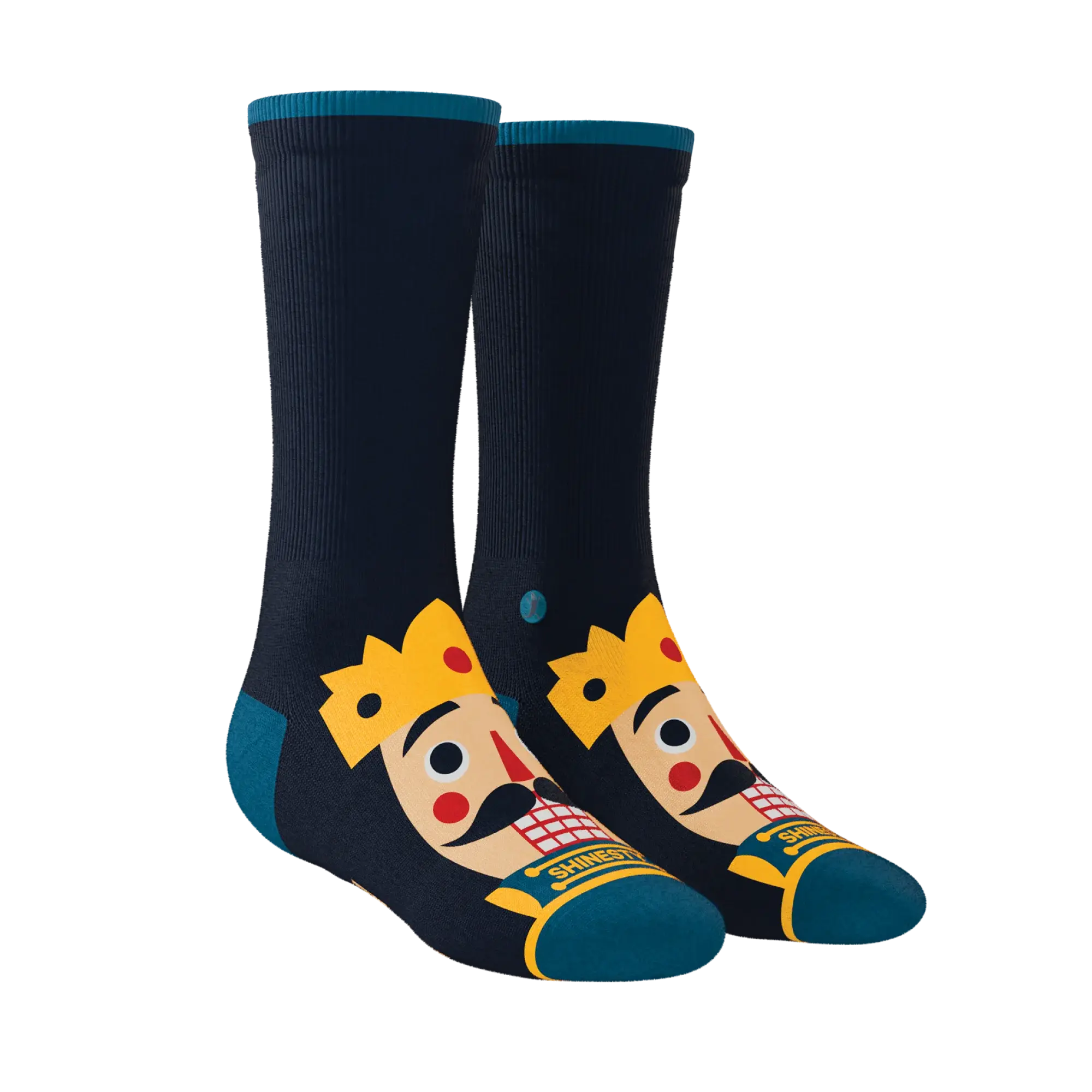 The Nut King | Nutcracker Heel Hammock™ Crew Socks - Shinesty - Flyclothing LLC