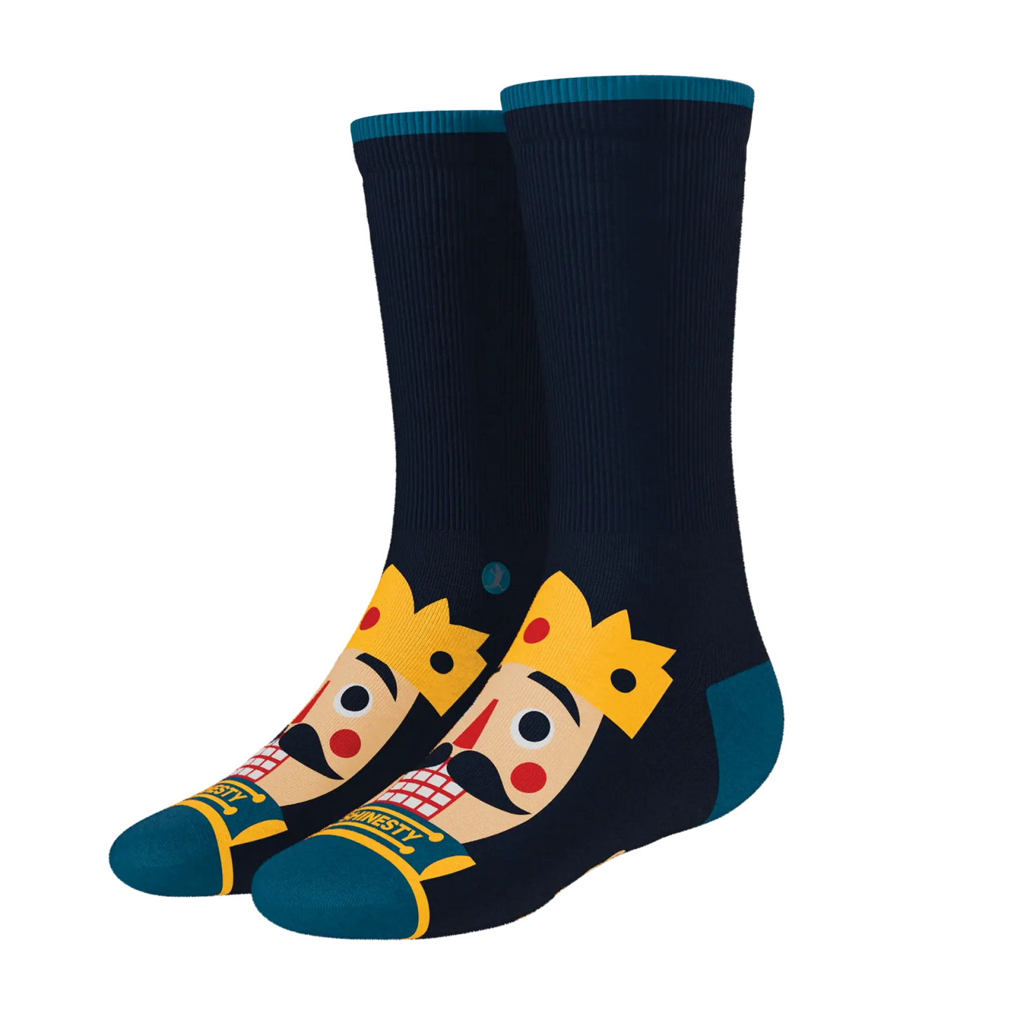 The Nut King | Nutcracker Heel Hammock™ Crew Socks - Shinesty - Flyclothing LLC