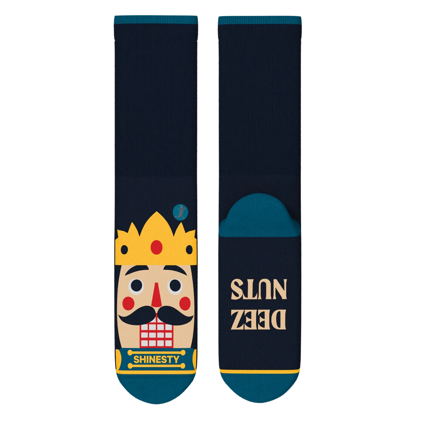 The Nut King | Nutcracker Heel Hammock™ Crew Socks - Shinesty - Flyclothing LLC