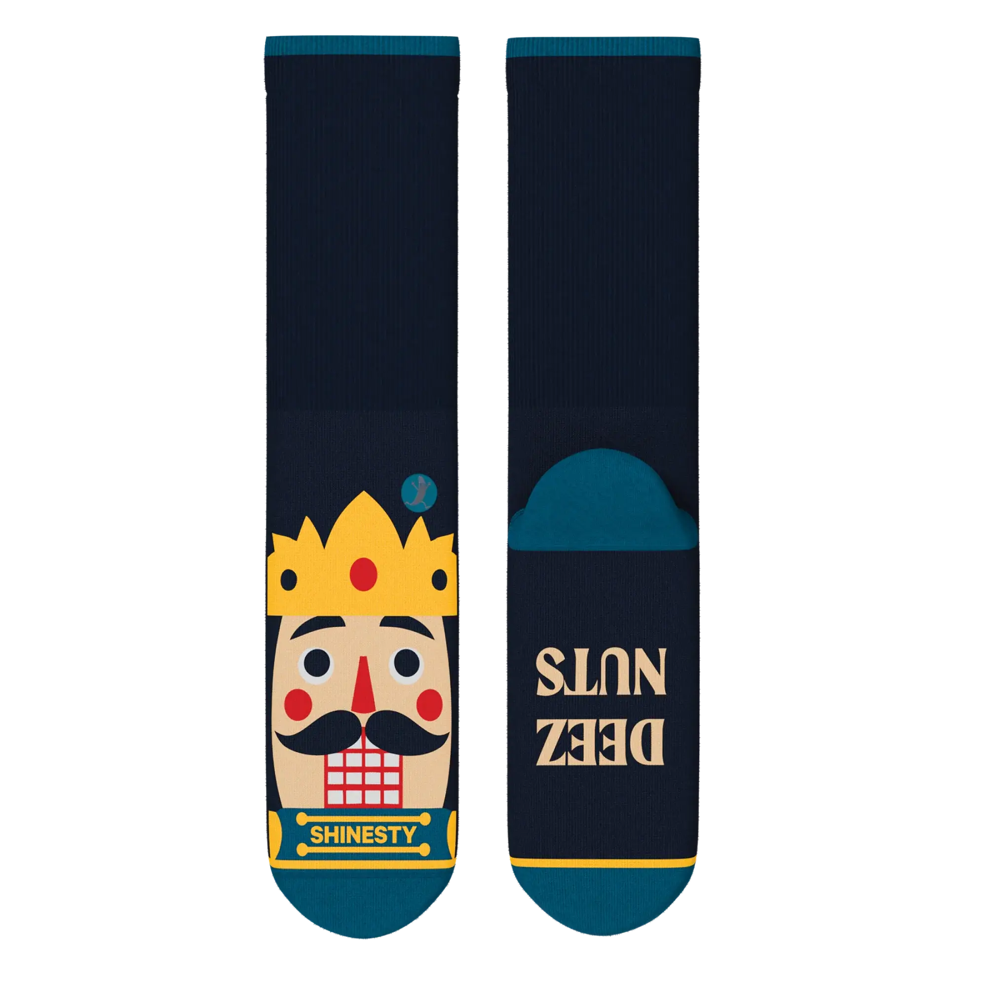 The Nut King | Nutcracker Heel Hammock™ Crew Socks - Shinesty - Flyclothing LLC