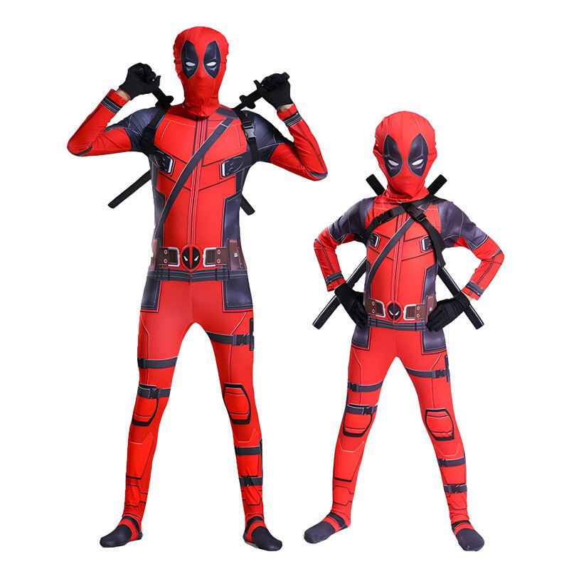 Deadpool tights kids costumes cosplay halloween Deadpool dance clothes anime costumes men - SHOMICOBOUTIQUE - Flyclothing LLC