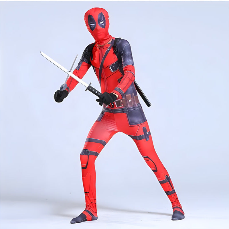 Deadpool tights kids costumes cosplay halloween Deadpool dance clothes anime costumes men - SHOMICOBOUTIQUE - Flyclothing LLC