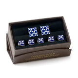 Mother of Pearl Diamond 5-Stud Set - Cufflinks.com - Flyclothing LLC
