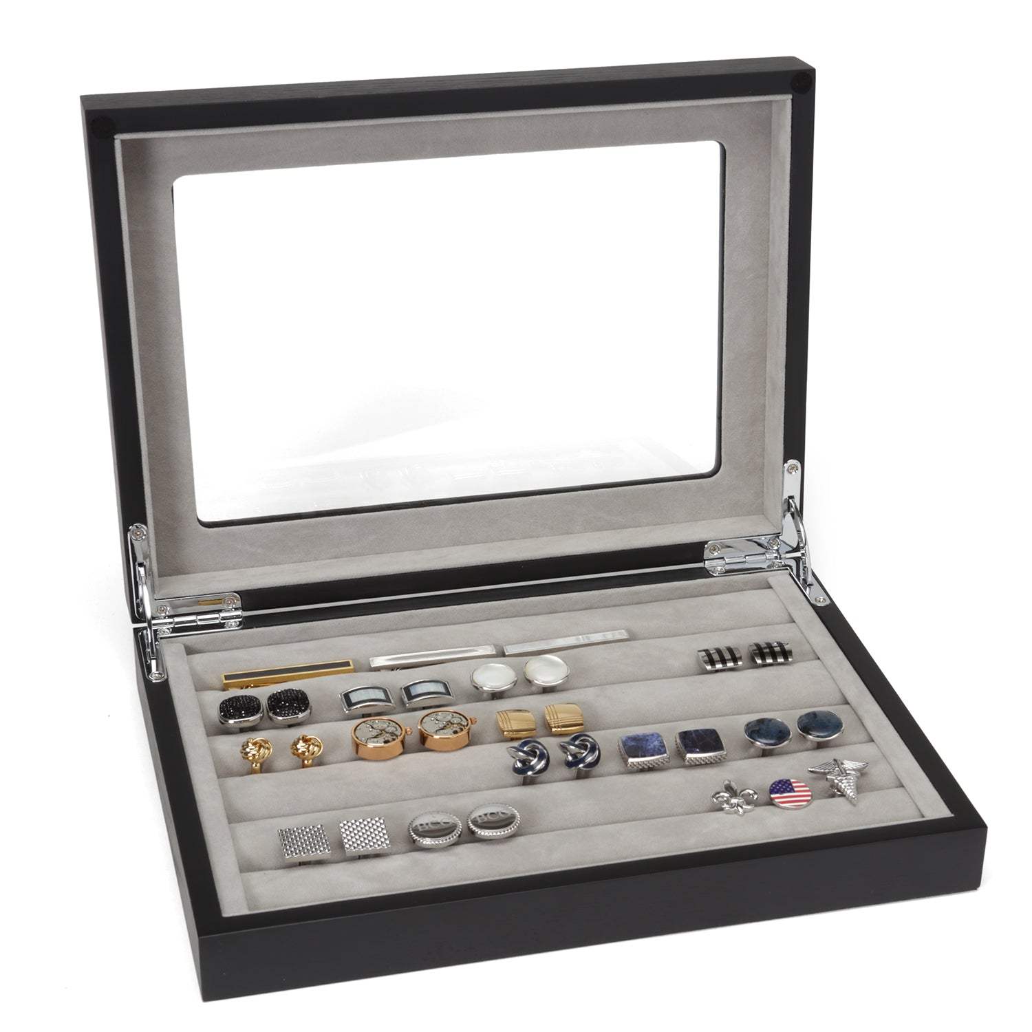 Onyx Cufflinks Collector's Case - 36 pairs - Cufflinks.com - Flyclothing LLC
