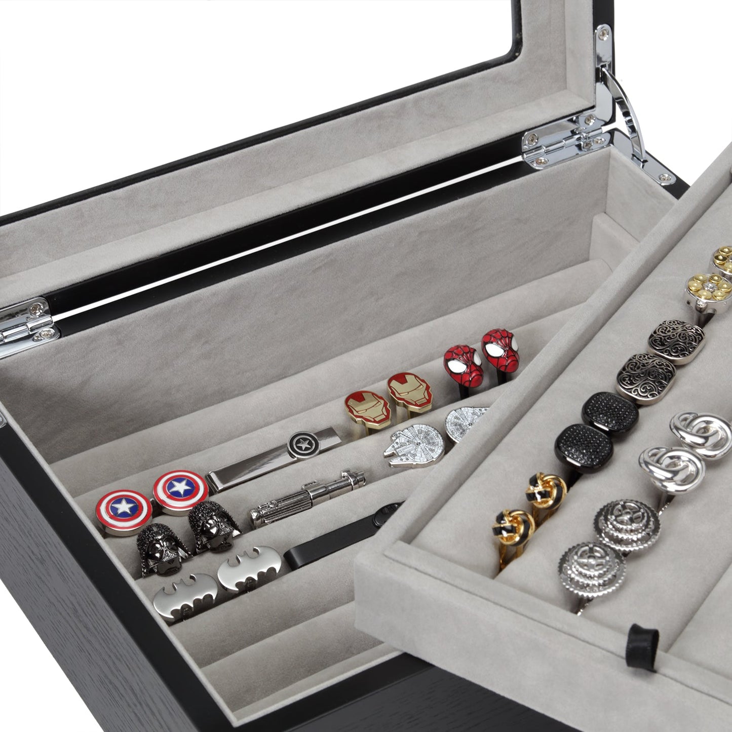 Onyx Cufflinks Collector's Case - 72 pairs - Cufflinks.com - Flyclothing LLC