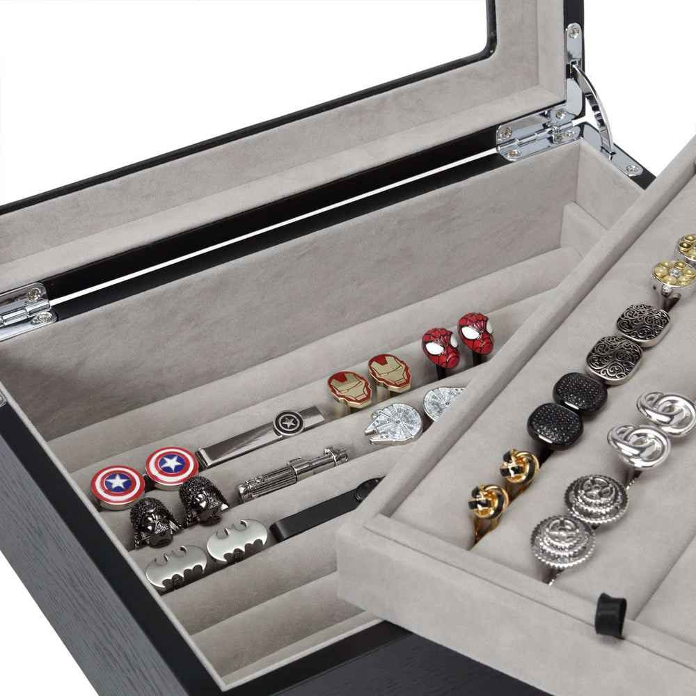 Onyx Cufflinks Collector's Case - 72 pairs - Cufflinks.com - Flyclothing LLC