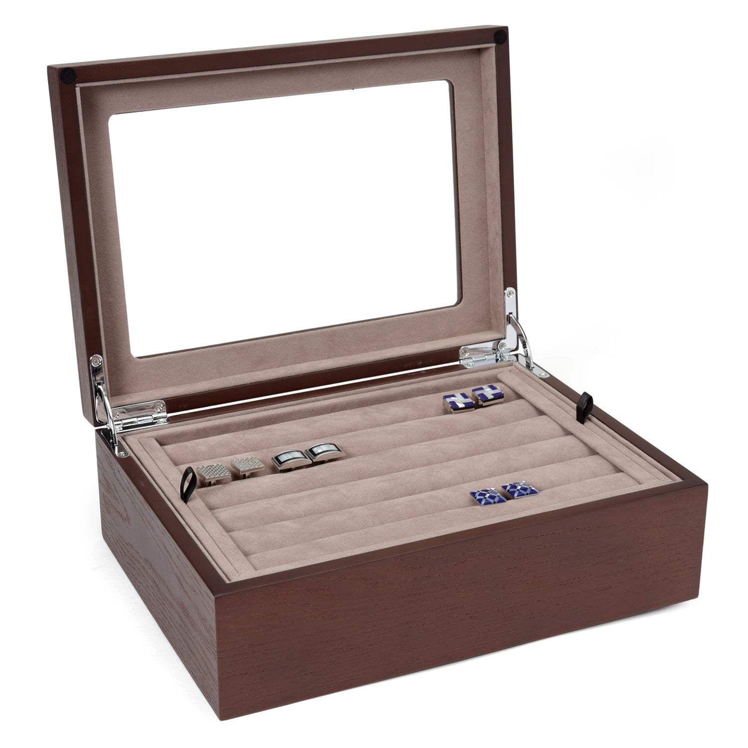 Espresso Cufflinks Collector's Case - 72 pairs - Cufflinks.com - Flyclothing LLC
