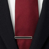 Onyx Inlaid Tie Clip - Cufflinks.com - Flyclothing LLC