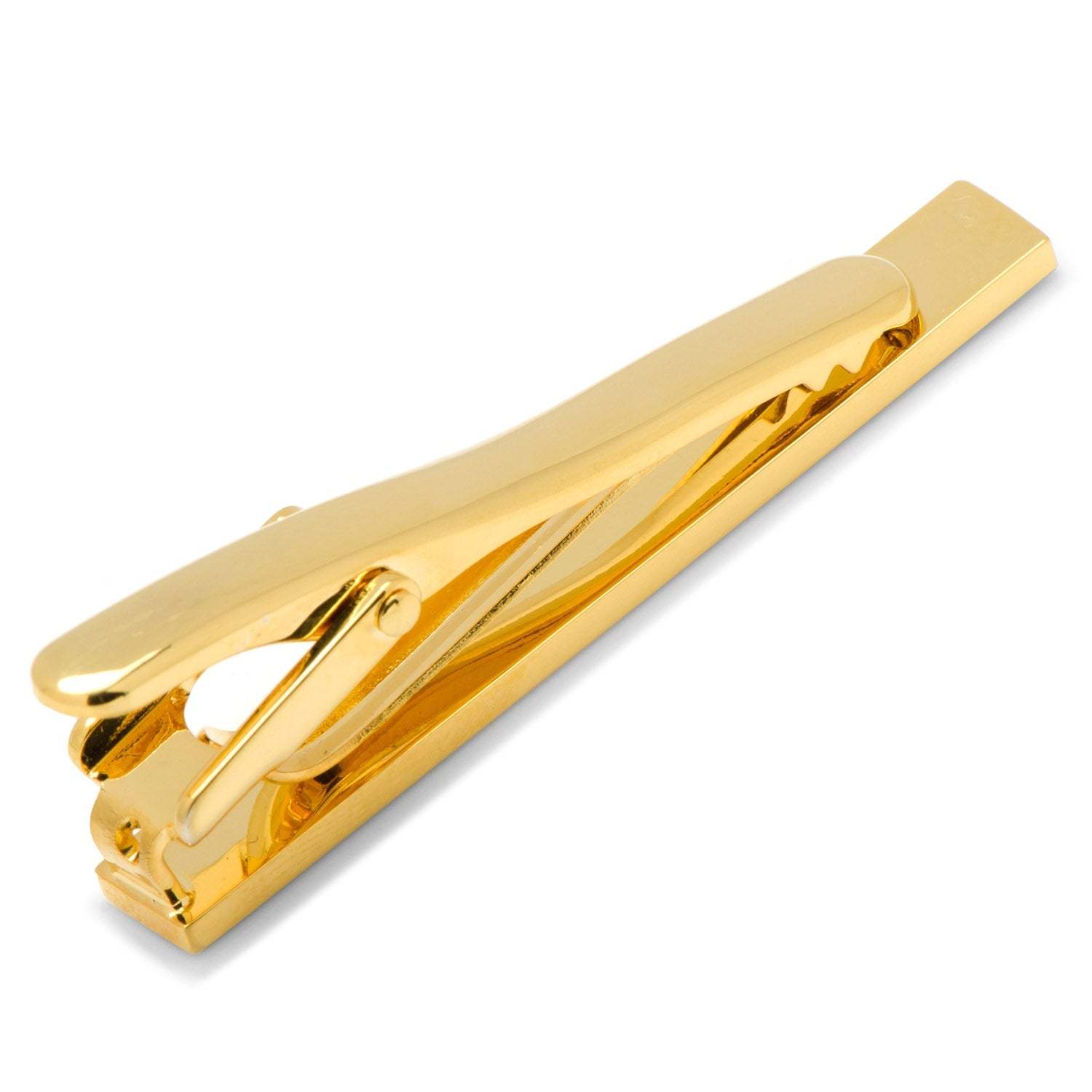 Gold and Onyx Inlaid Tie Clip - Cufflinks.com - Flyclothing LLC