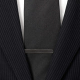 Gunmetal and Onyx Inlaid Tie Clip - Cufflinks.com - Flyclothing LLC