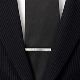 Gunmetal and Mother of Pearl Inlaid Tie Clip - Cufflinks.com - Flyclothing LLC