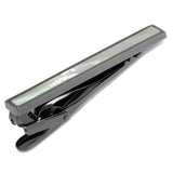 Gunmetal and Mother of Pearl Inlaid Tie Clip - Cufflinks.com - Flyclothing LLC