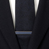Navy Enamel Inlaid Tie Clip - Cufflinks.com - Flyclothing LLC