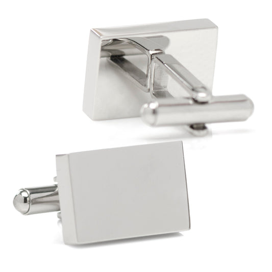 Custom Engraved Block Photo Cufflinks