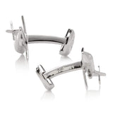 Sterling Private Jet Cufflinks - Cufflinks.com - Flyclothing LLC
