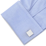 Stainless Steel Square Infinity Engravable Cufflinks - Cufflinks.com - Flyclothing LLC
